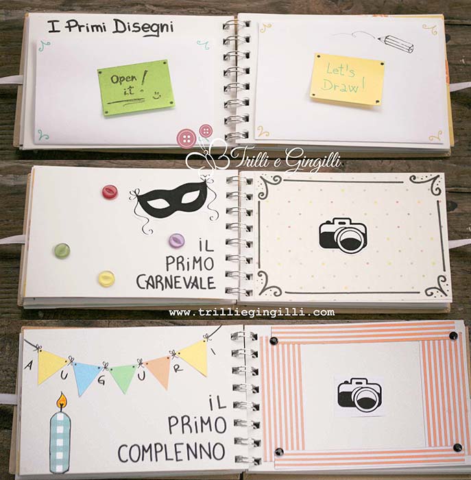 Mini baby book per bimbo