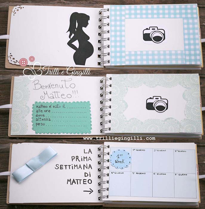 Mini baby book per bimbo