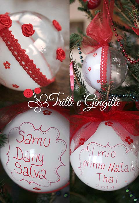 Palla di Natale personalizzata