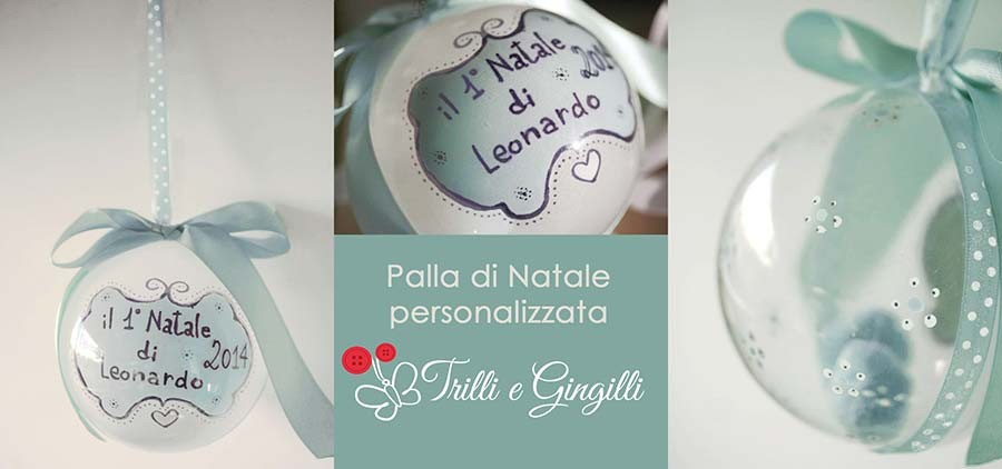 Palla di Natale personalizzata