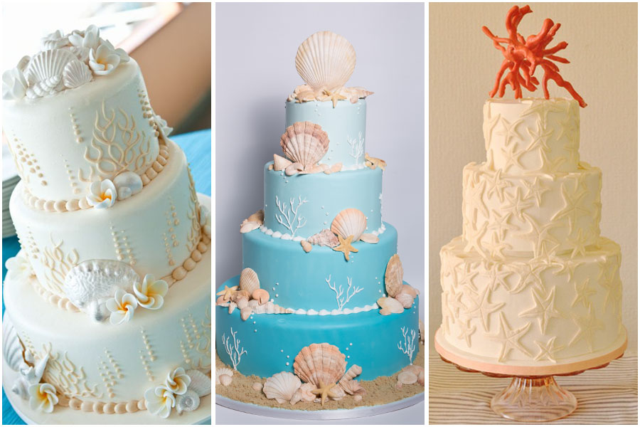 Torte e cake design per matrimonio a tema mare