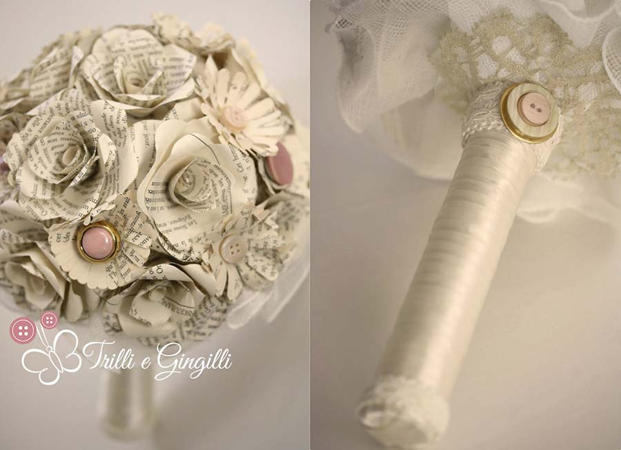 bouquet shabby chic carta