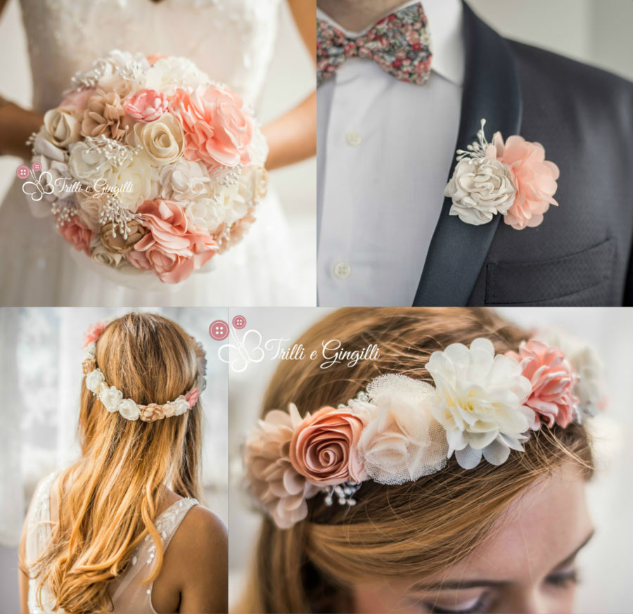 coroncina sposa coordinata bouquet