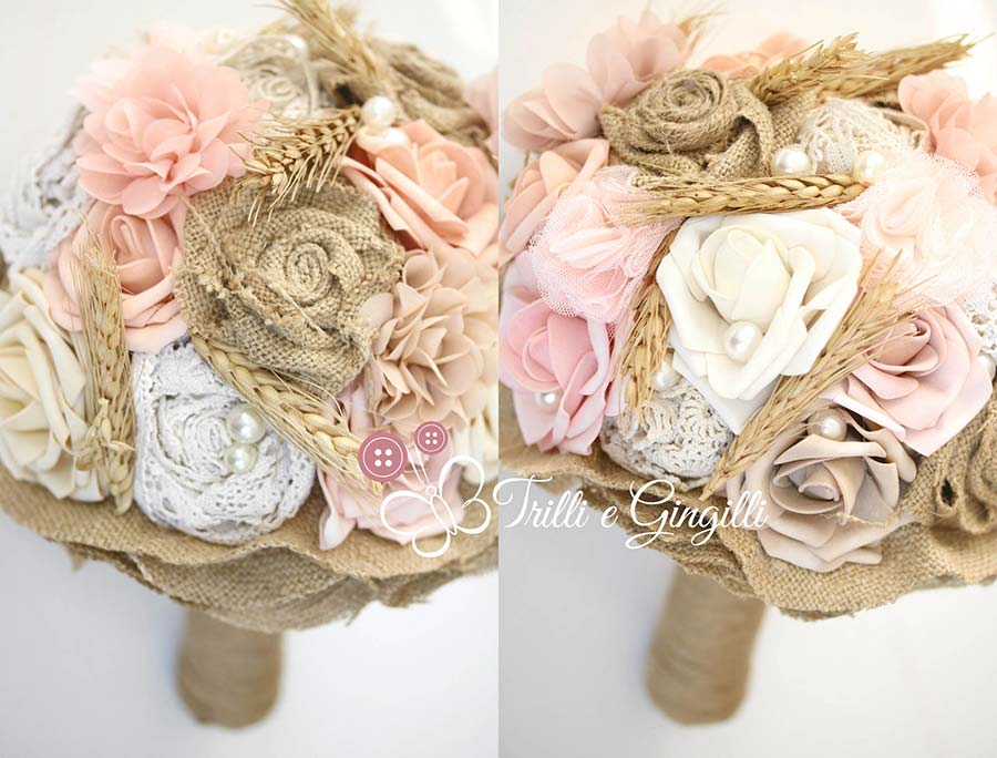 bouquet tema country chic