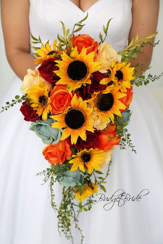 Foto Bouquet Sposa Di Girasoli Tanti Esempi Per Il Tuo Matrimonio