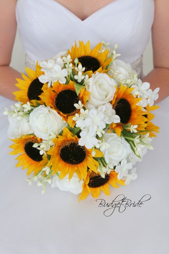 Foto Bouquet Sposa Di Girasoli Tanti Esempi Per Il Tuo Matrimonio