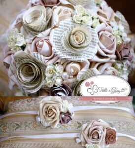 Zythrem Corsetti Polso Matrimonio - Bouquet Rose Viola E Bianco - Foto 7