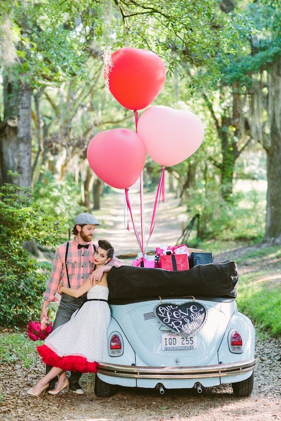 matrimonio a tema anni 50 vintage allestimenti auto