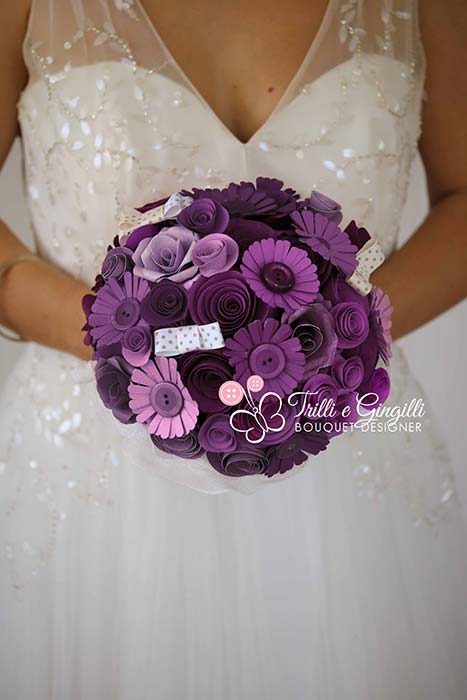 bouquet sposa 2018 ultra violet pantone