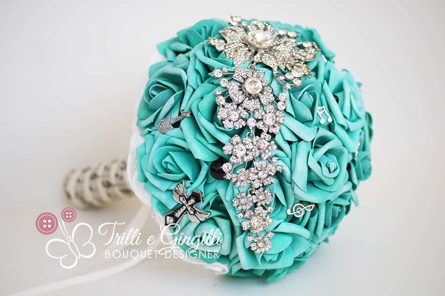 bouquet azzurro tiffany