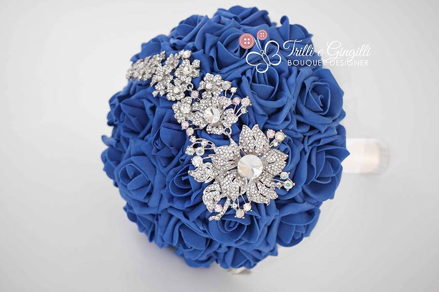 bouquet sposa moderni gioiello