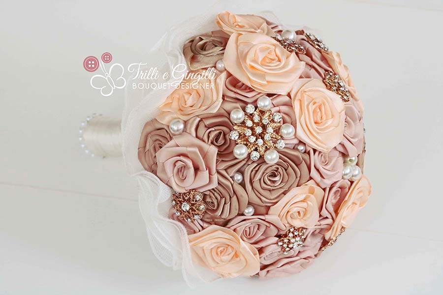 bouquet rose raso rosa