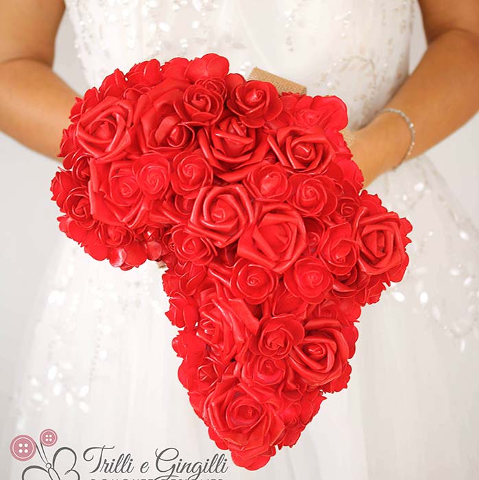 bouquet rose rosse africa