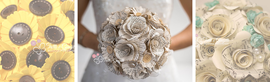 bouquet sposa di carta