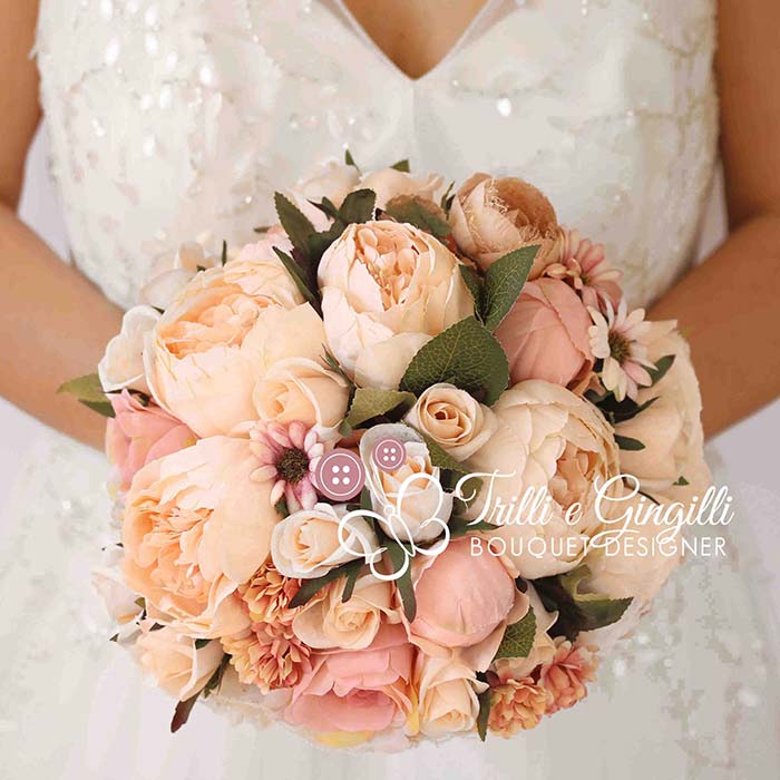 Foto Bouquet Da Sposa Con Peonie Tante Idee Per Te