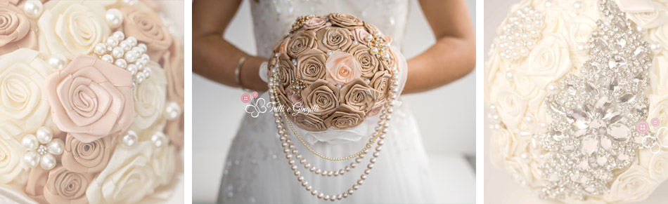 bouquet sposa rose raso