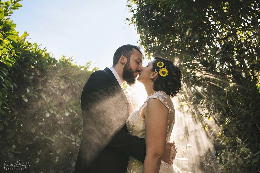 fiori acconciatura sposa