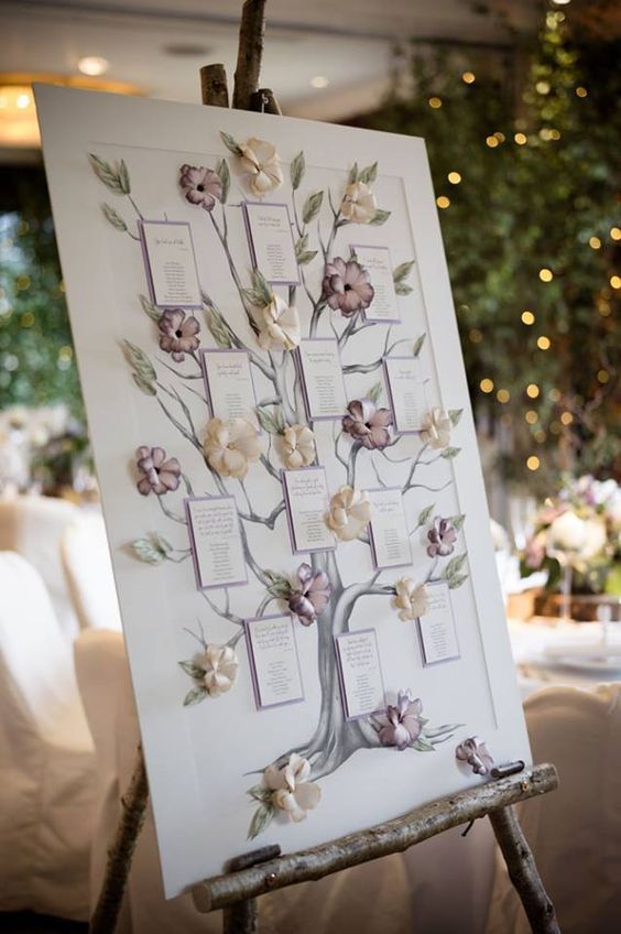 tableau matrimonio fiori